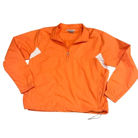 Nike Jackets & Blazers - NikeGolf Orange and White Jacket, XL